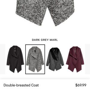 ISO Express Gray Marled Coat